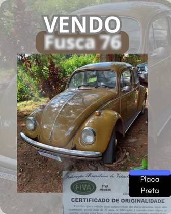 VOLKSWAGEN FUSCA 1.3 L 8V GASOLINA 2P MANUAL